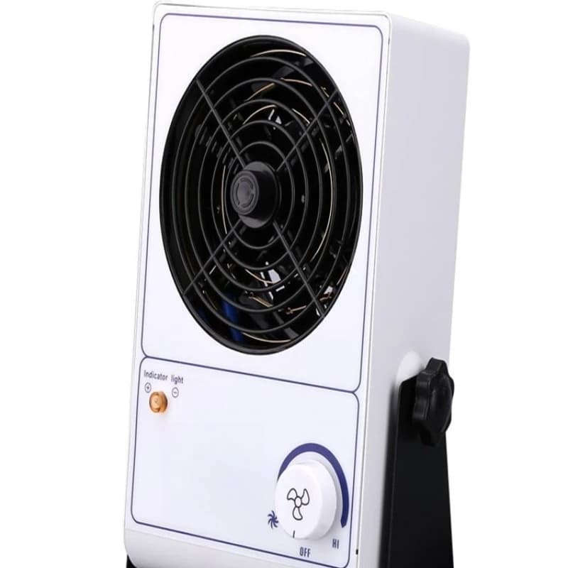 Desktop ion fan, static removal, ion fan, static elimination device