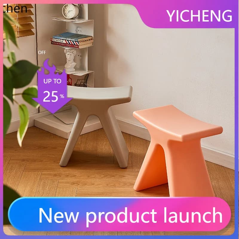 LYY  Entrance Shoe Changing Stool Doorway Sitting Stool Living Room Plastic Small Stool