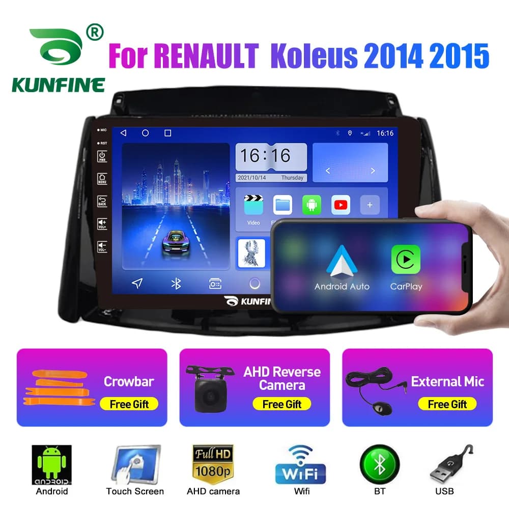 Suitable For Renault, Koleo 2014-2015 Android Car Navigator GPS Reversing Image All-in-one Machine