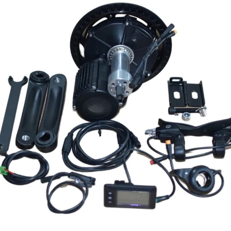 Bicycle to electric moped accessories Central motor kit 36V350W