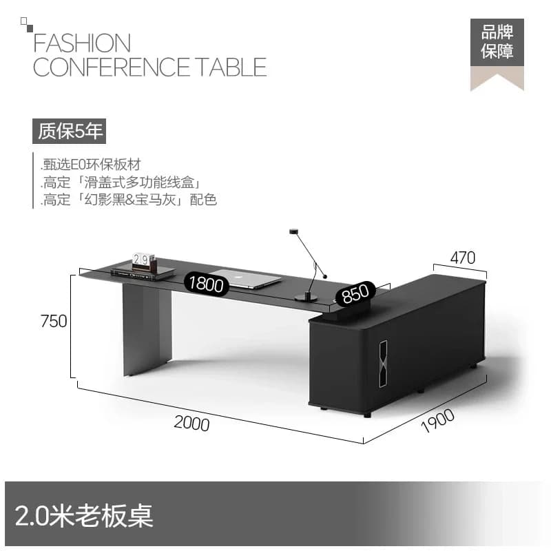 A1 Minimalist Executive Desk Manager Desk President Light Luxury Premium Computer