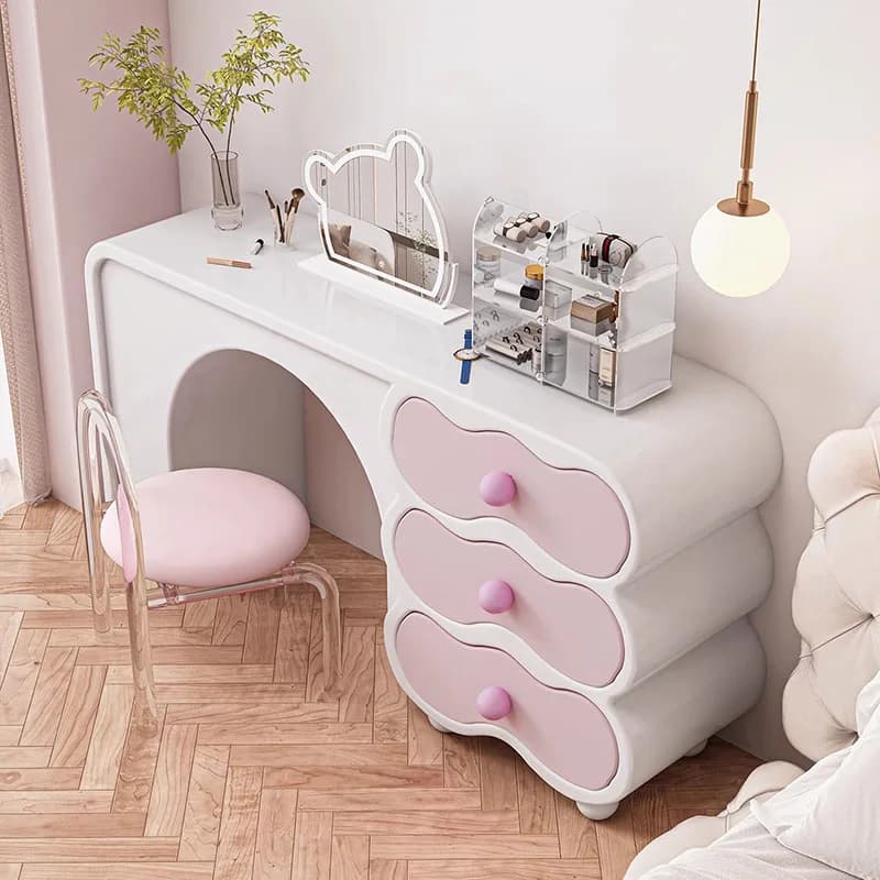 Vintage Premium Aesthetic Elegant Dressers Simple Design Makeup Modern Nordic Vanity Table Living Room Furniture