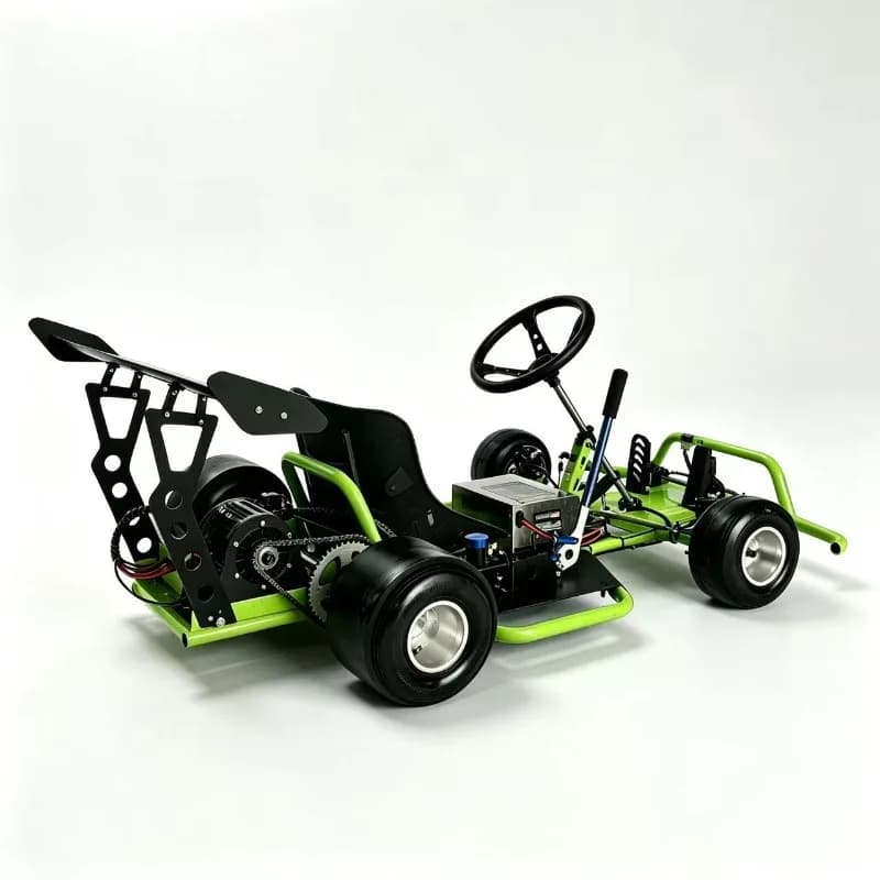 Electric go-kart four-wheel drift racing car
