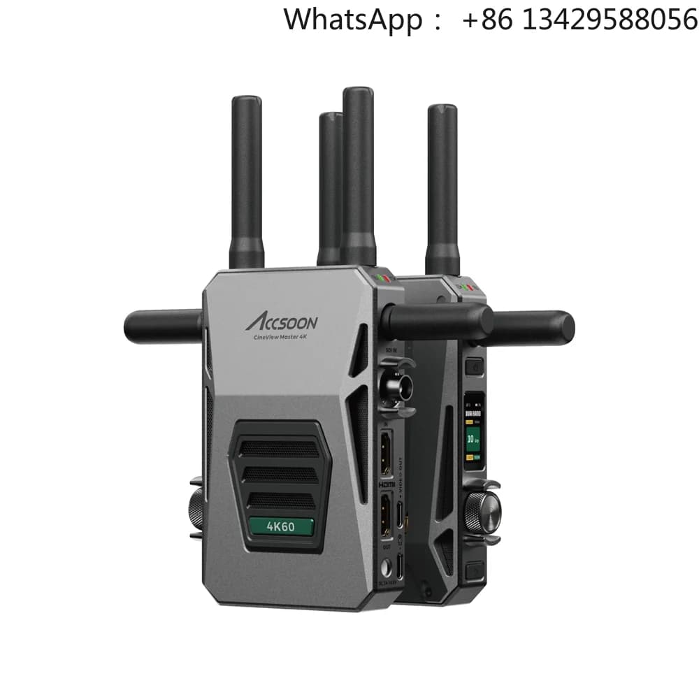 2026 Newest ACCSOON CineView Master 4K Lite 350M Long Distance 4K60 Wireless Video Transmitter for Live Streaming