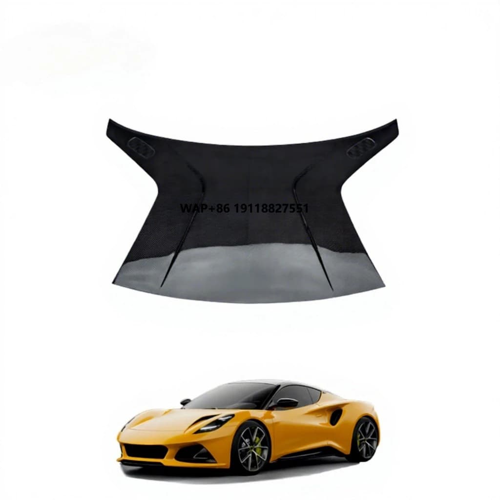 Monotek New Design Auto Body Kits Refit Front Hood Cover for Lotus Emira 2021-2024 L-E-02 Self-Adhesive