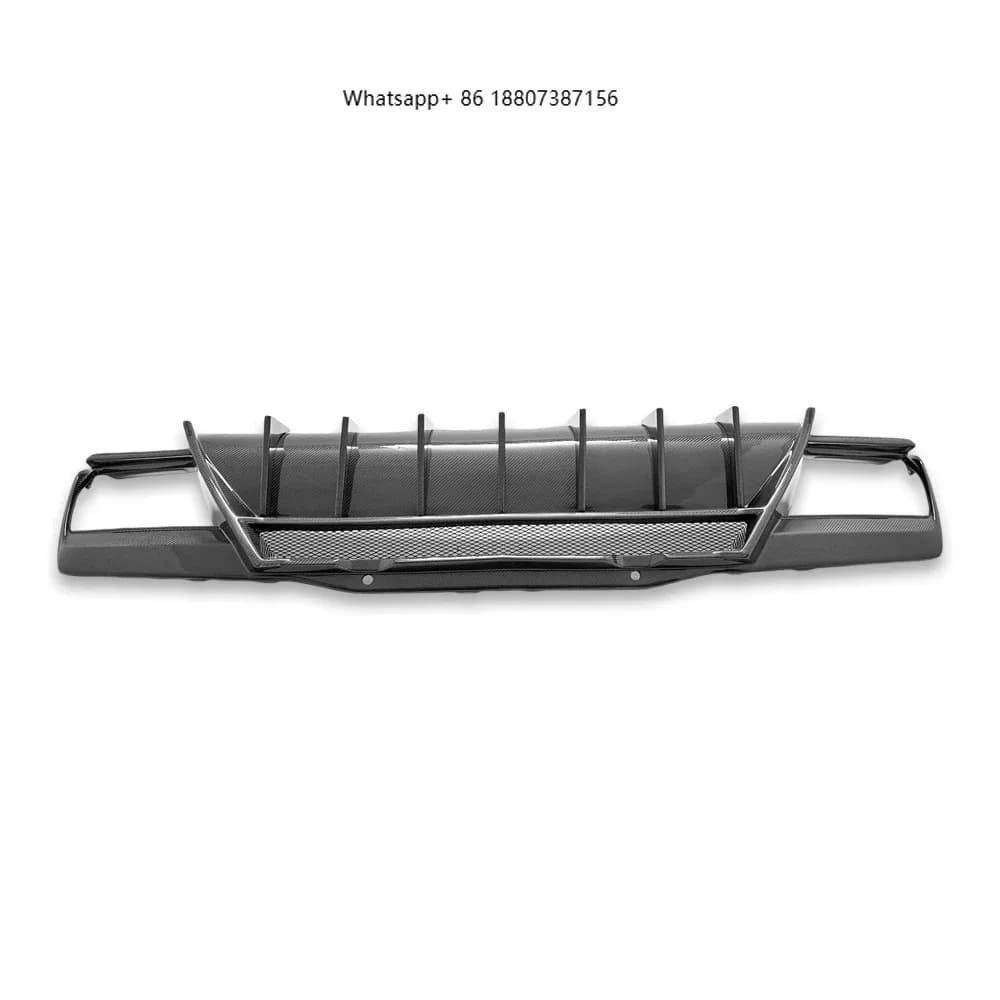 Auto Body System Car Accessories Carbon Fiber Bumper Rear Diffuser Lip for C8 Corvette Convertible Performance forChevrolet