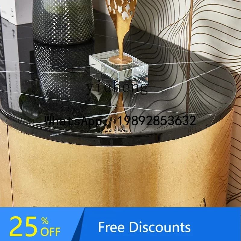 Style Decorative Cabinet Double-Sided Partition Entrance Hall Storage Bedroom Organizer Cabinet