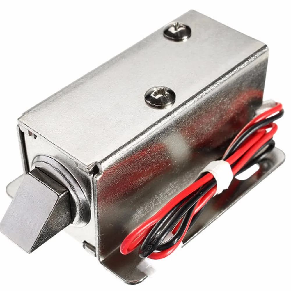 Cerradura de gabinete eléctrico con solenoide/cerradura de cajón eléctrica 12VDC/24VDC/6VDC