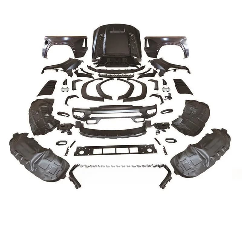 High Quality Front Bumper Grille Hood Fender Conversion Body Kit Auto Exterior Parts for RAM TRAX 2021-2023