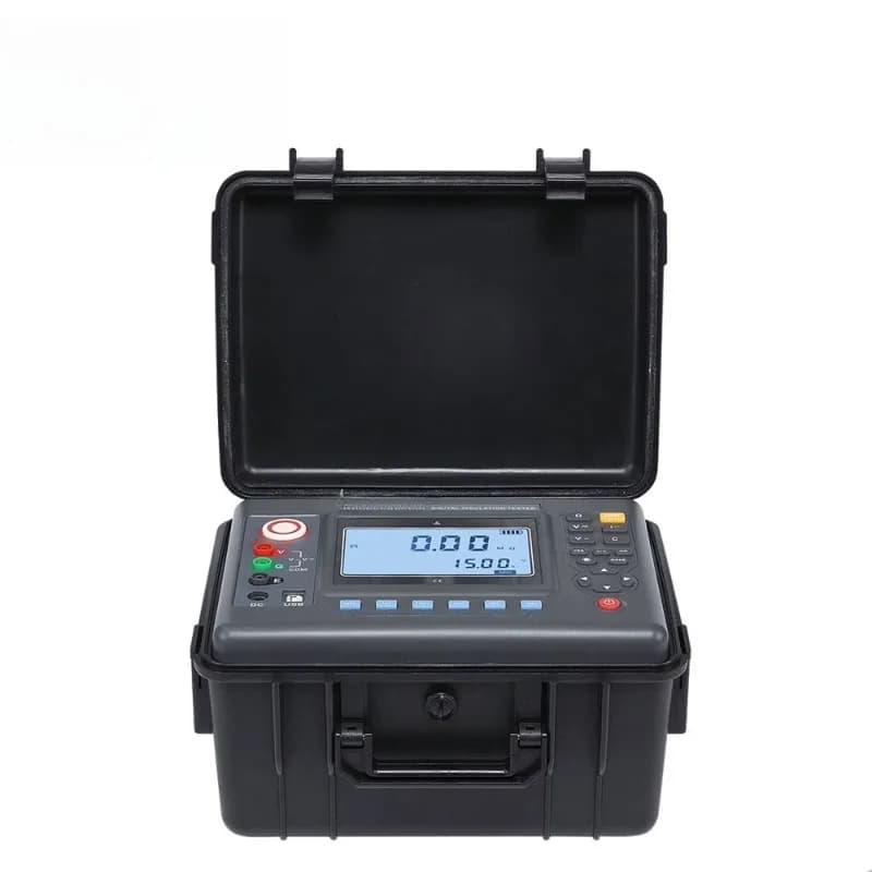 High voltage insulation resistance tester ES3045 series can be connected to a computer, with built-in lithium battery charging