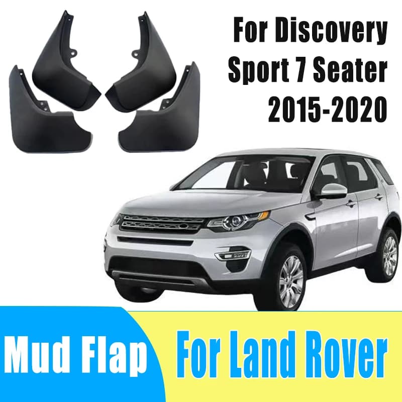 4pcs Auto Mudguard Waterproof Prevent Mud Splashing Car Mud Flap Fender For Land Rover Discovery Sport 7 Seater 2015-2020 2019