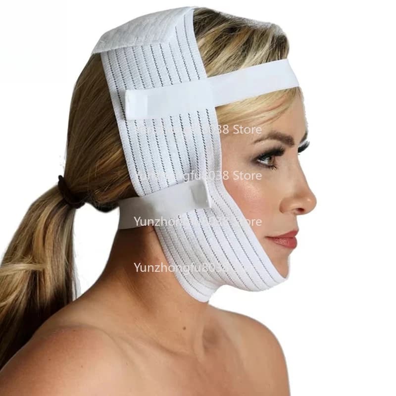 Universal Face Wrap, Face Compression Wrap Chin Strap Facial Surgical Compression Garment