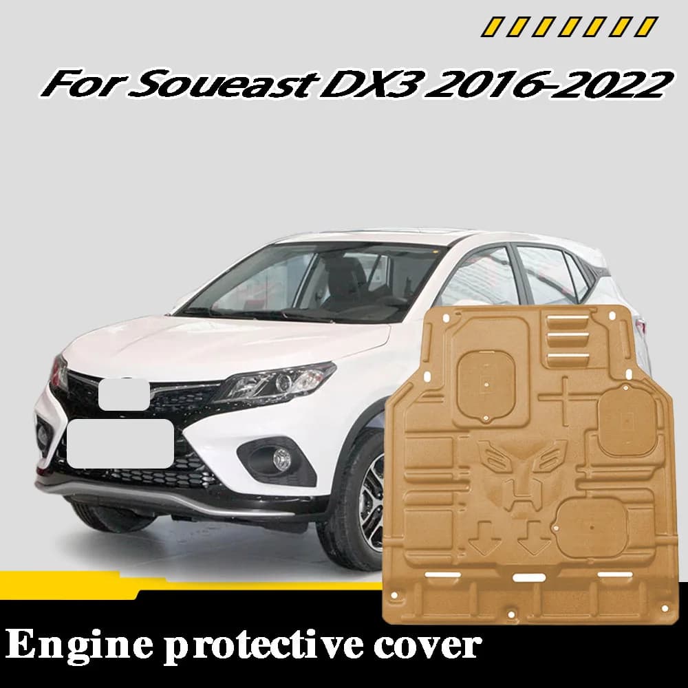 Engine Chassis Shield Splash Bottom Protection Board Car Accessories Under Cover For Soueast DX3 2016-2022 1.5L 1.5T