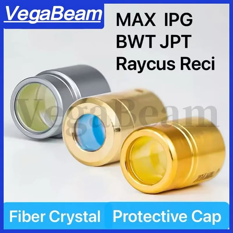 Fiber Laser Source QBH Output Connector Protective Window Lens Group for Raycus Reci MAX JPT IPG GW Laser Cutting Protective Cap