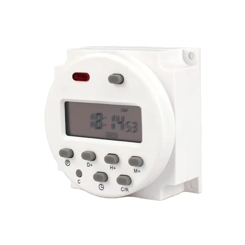 2pcs CN101A AC Timer Switch 220V 12V 24V Digital Time Control, Weekly Programmable Digit Timer 8A-16A Load