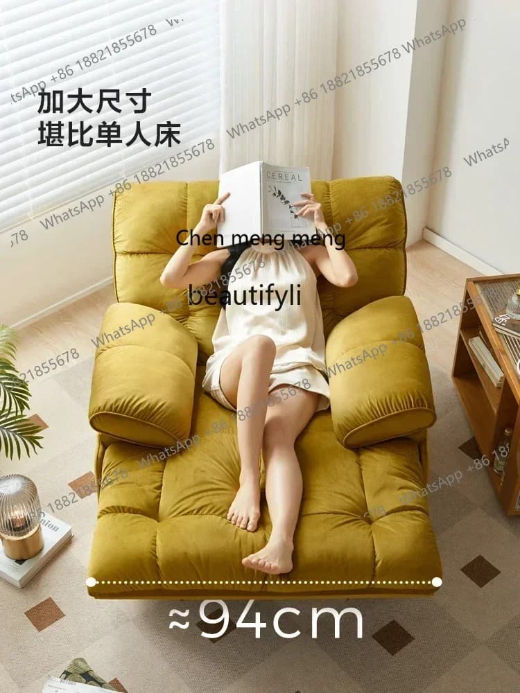 Y183FF cqyLiving Room Light Luxury Couch Electric Space Capsule Lazy Single Sofa 2024 New