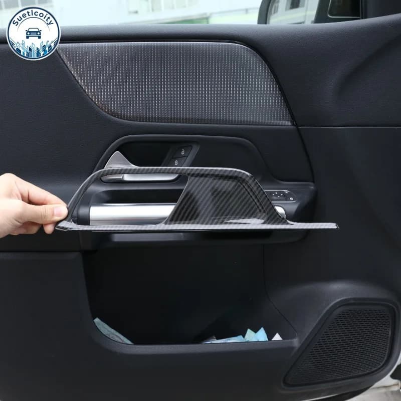 Interior Car Accessories For Mercedes Benz B Class GLA GLB EQA EQB W247 X247 H247 20-26 Inner Door Handle Panel Frame Cover Trim