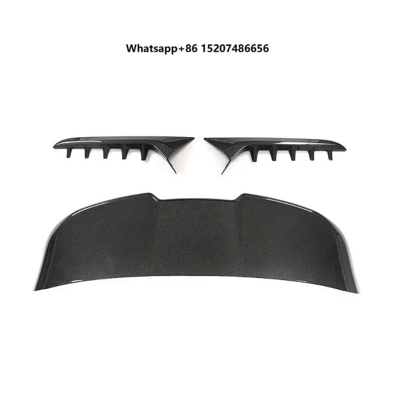 Top Material Car wings Suitable for  RS6 C8 Carbon Fiber Top Spoiler