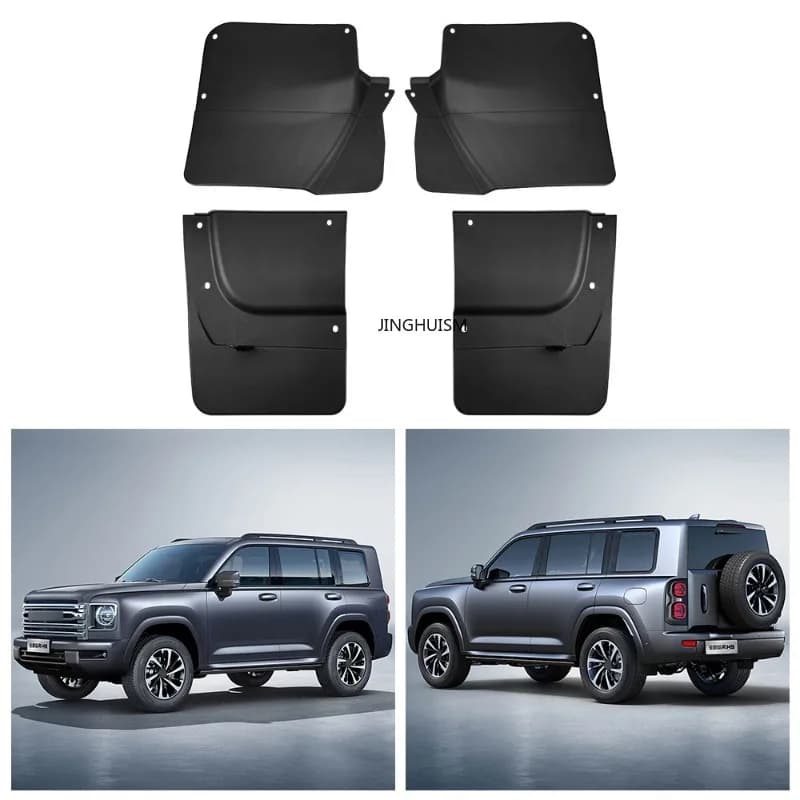 Mudguards Mud Flap Car Accessories Fender For Great Wall Haval H9 2024 Exterior Modification Black Splash Guard Against Dirt Mud