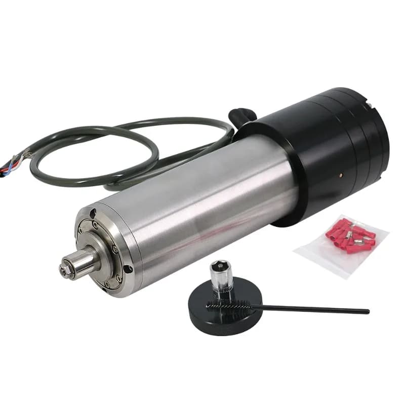 1.8kW 220V 1000Hz 60000RPM ER11 diameter 62 mm water-cooled motor and engine automatic spindle change for numerical control