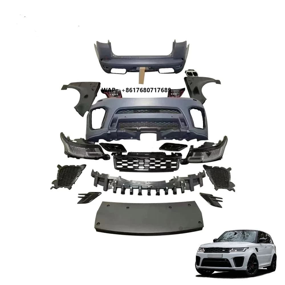 C-Landor New High Quality Black Body Kit for 2014-2017 L320 Upgrade to Sport 2018 L494 Svr Facelift with Excellent Fitment