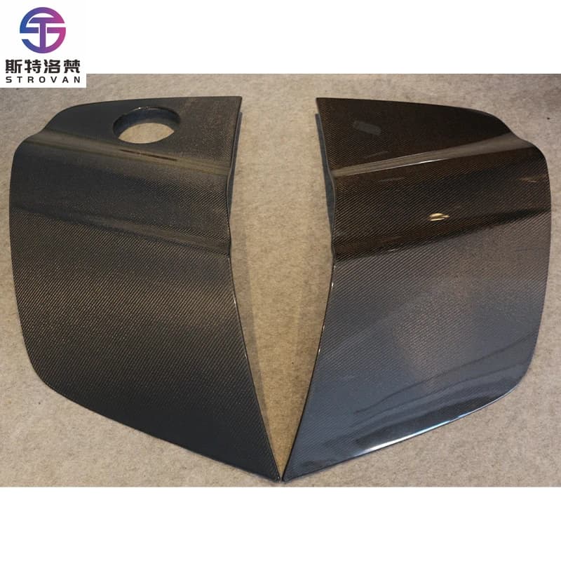 STLF CLRAK Car Upgrade Carbon Fiber Door Panel New Condition Fit for 2008-2015 R8 V10 Wet Carbon Fiber