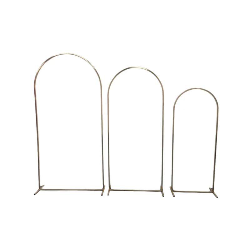 New wedding props wrought iron curved large arch background flower gate outdoor lawn wedding shelf welcome stage