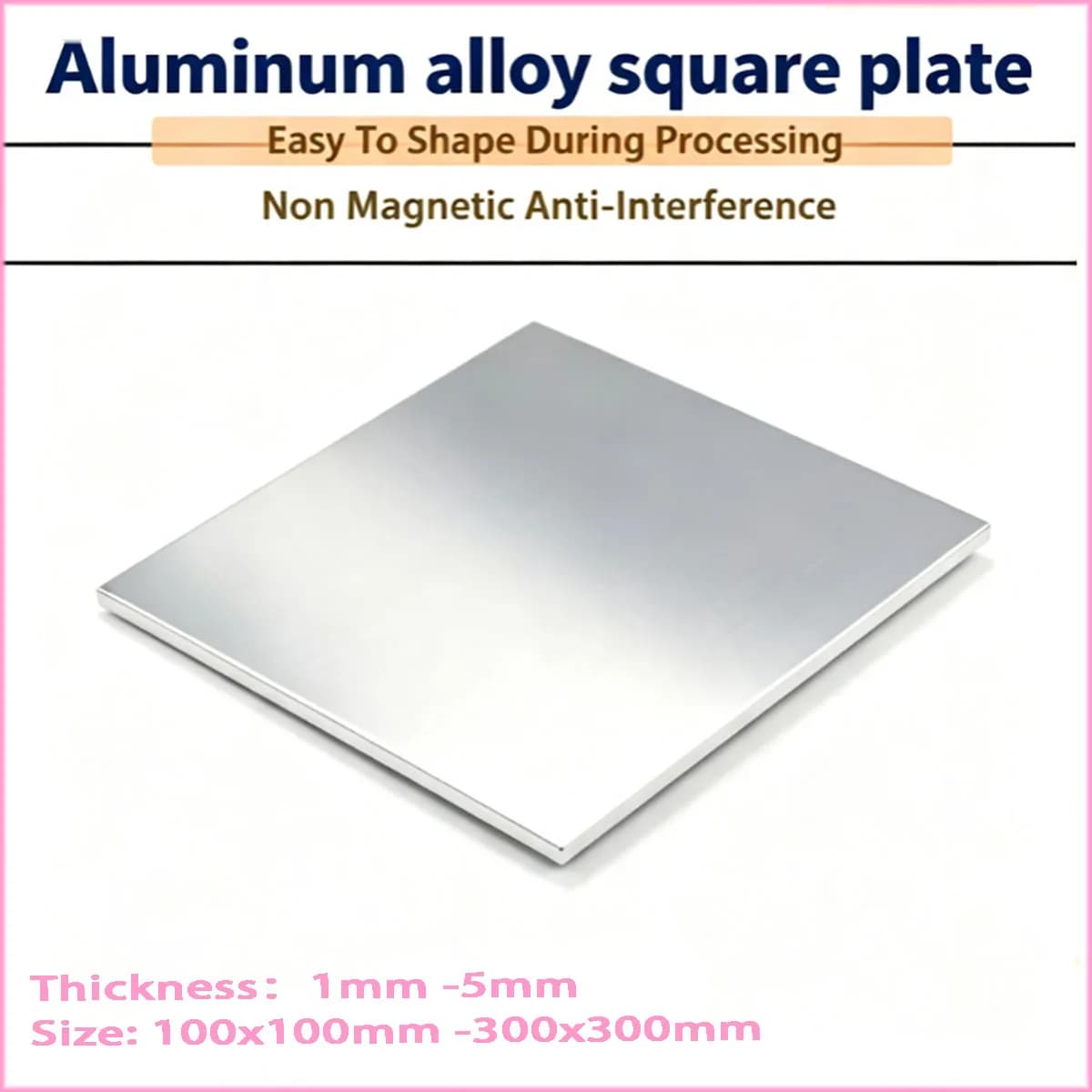 Aluminum Alloy Sheet 1‑5mm Thickness for Mechanical Parts Hardware Accessories