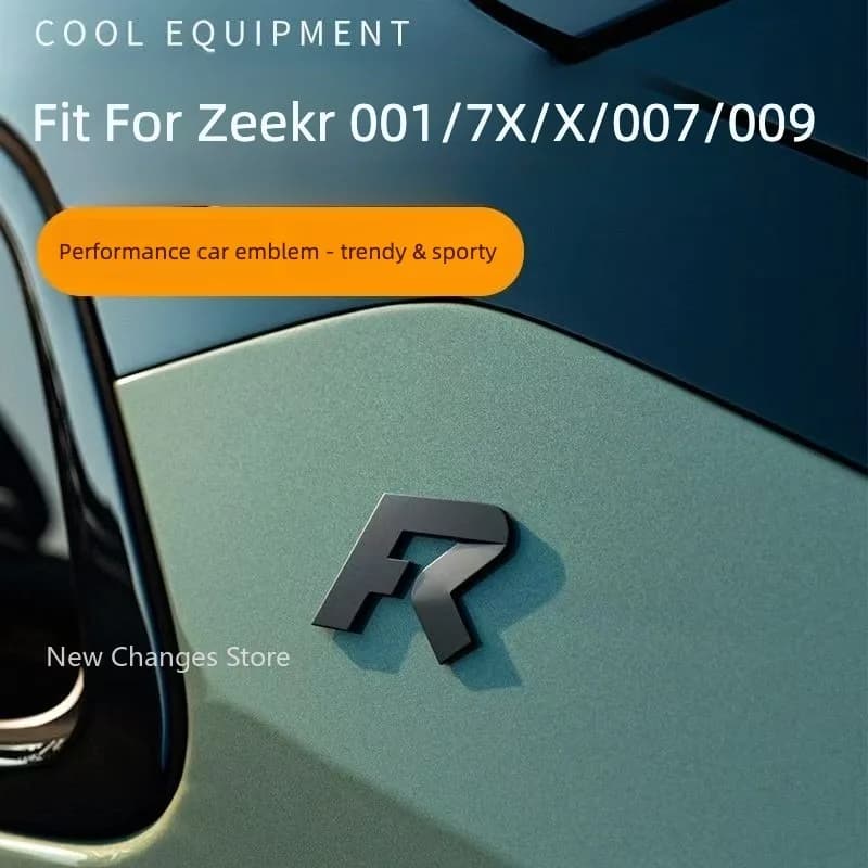 Suitable for Modifying the Personalized Rear Emblem of Zeekr 001 7X X 007 009 With FR Metal Emblem Accessories