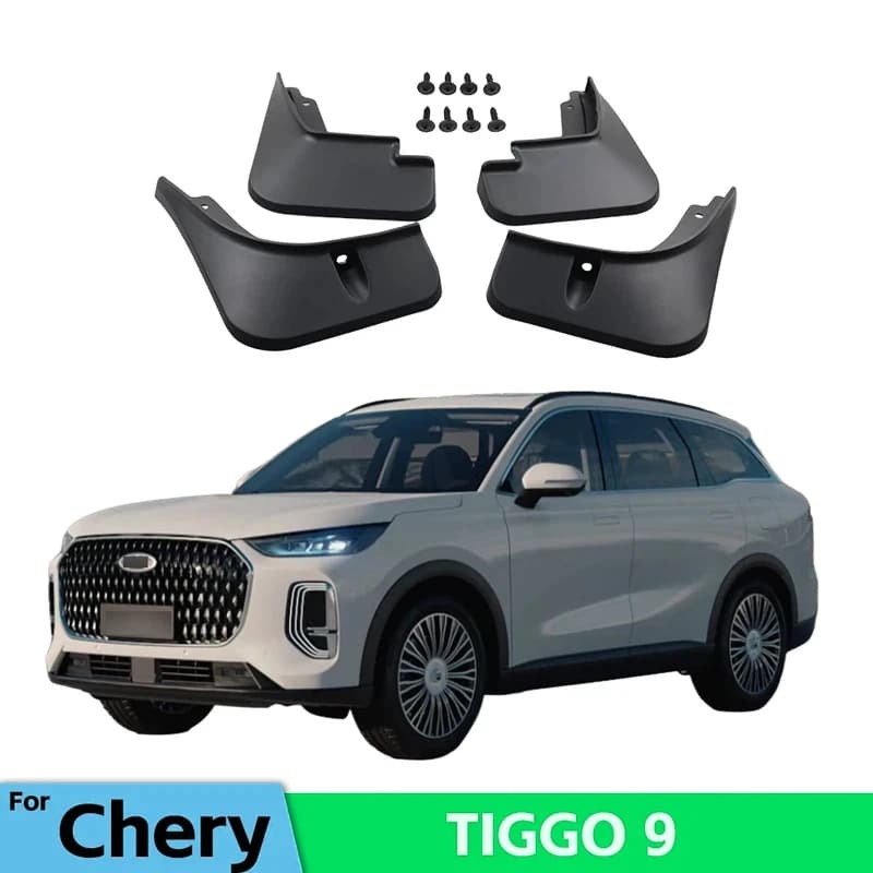 MudFlaps For Chery TIGGO 9 TIGGO9 2024 2025 Mudguards Mud Flaps Splash Guards Fender Front Rear Fender Car Accessories 4Pcs