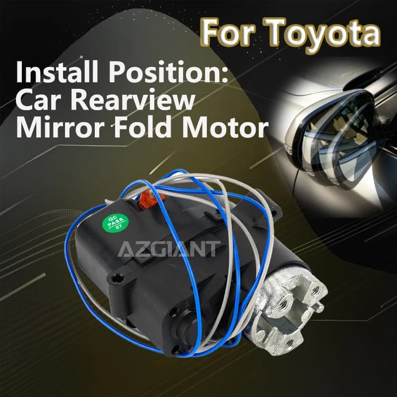 AZGIANT For Toyota Alphard Vellfire MK2/Fj Cruiser Car Rearview mirror folding inner motor R L actuator long service life parts