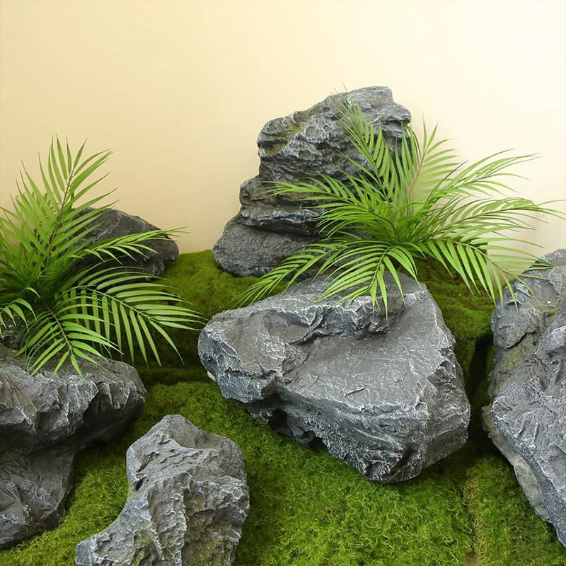 Simulation of FRP Stone Decoration Indoor Stone Landscaping Courtyard Garden Decorative Rock Rockery Landscape Fake  Decoracion