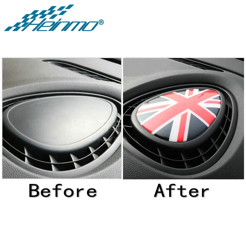 For MINI Cooper F56 F55 F57 Car Air Condition Vent Outlet Cover Housing Sticker for Mini COOPER F54 Decoration Accessories