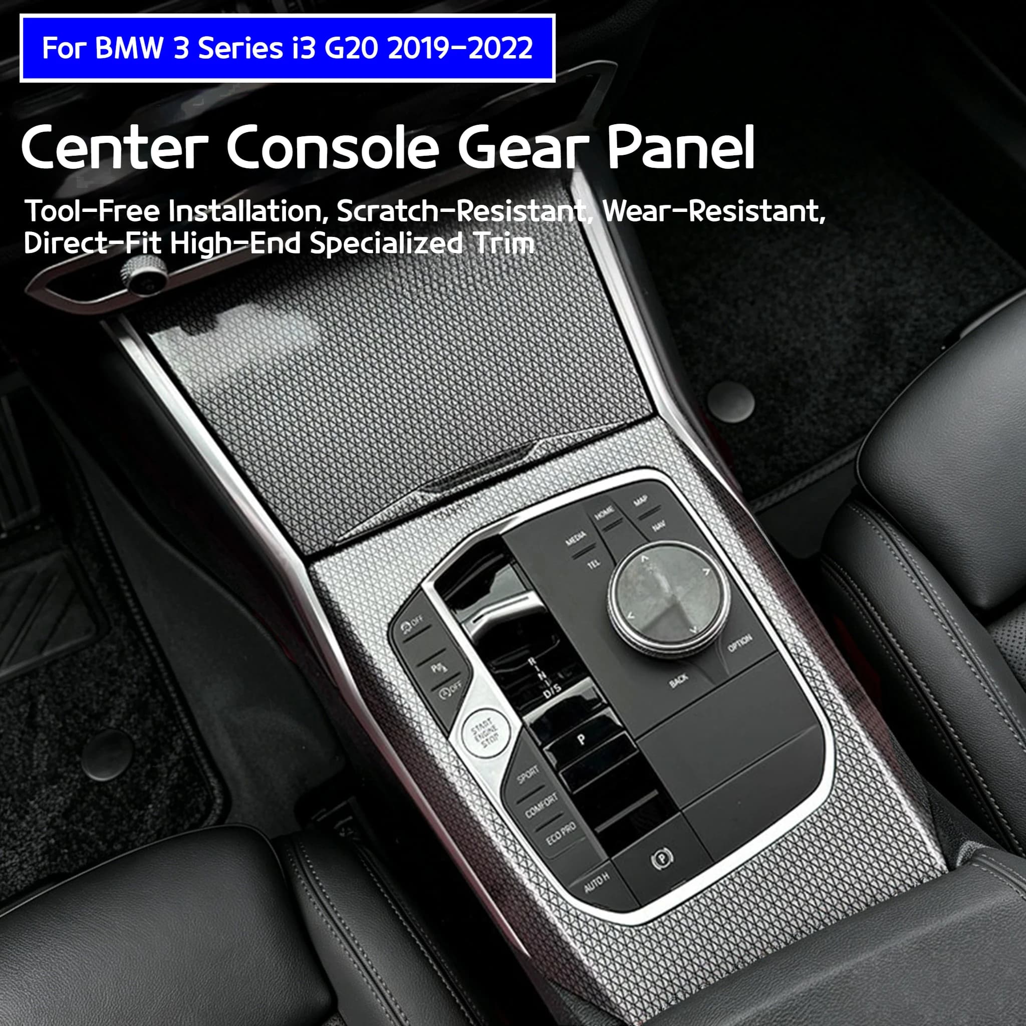 For BMW  3 Series i3 G20 2020-2022 Modified Sunday Night Interior Central Control Panel Decorative Supplies Accessories