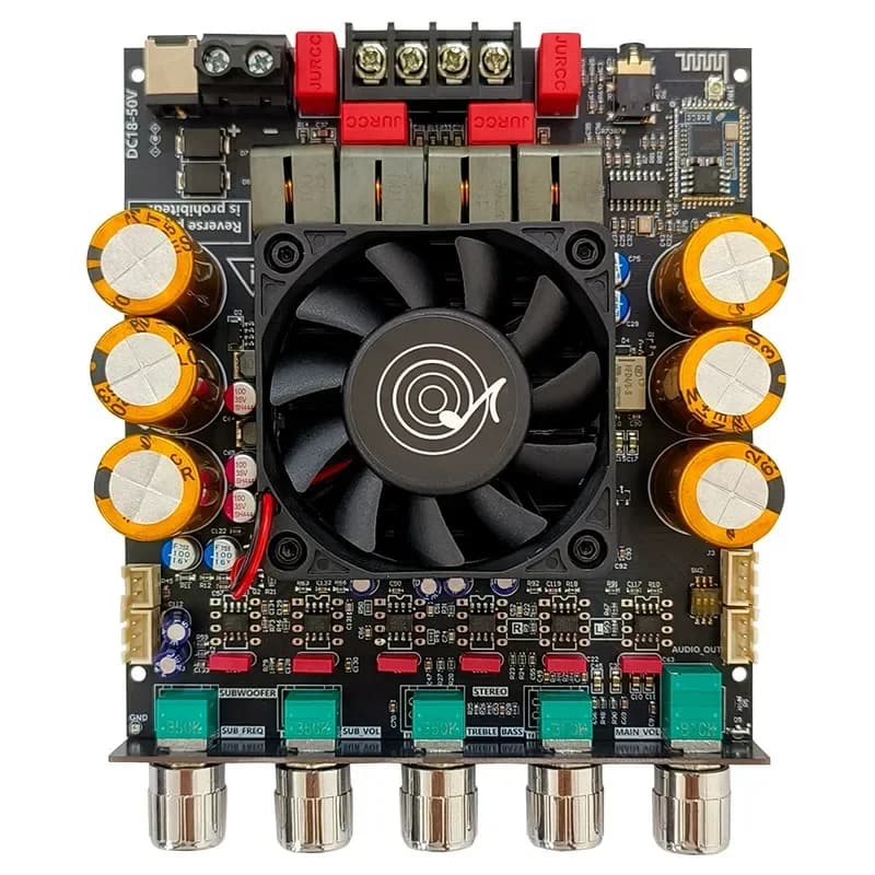 QCC3034+ES9023 Bluetooth digital amplifier board with subwoofer expansion