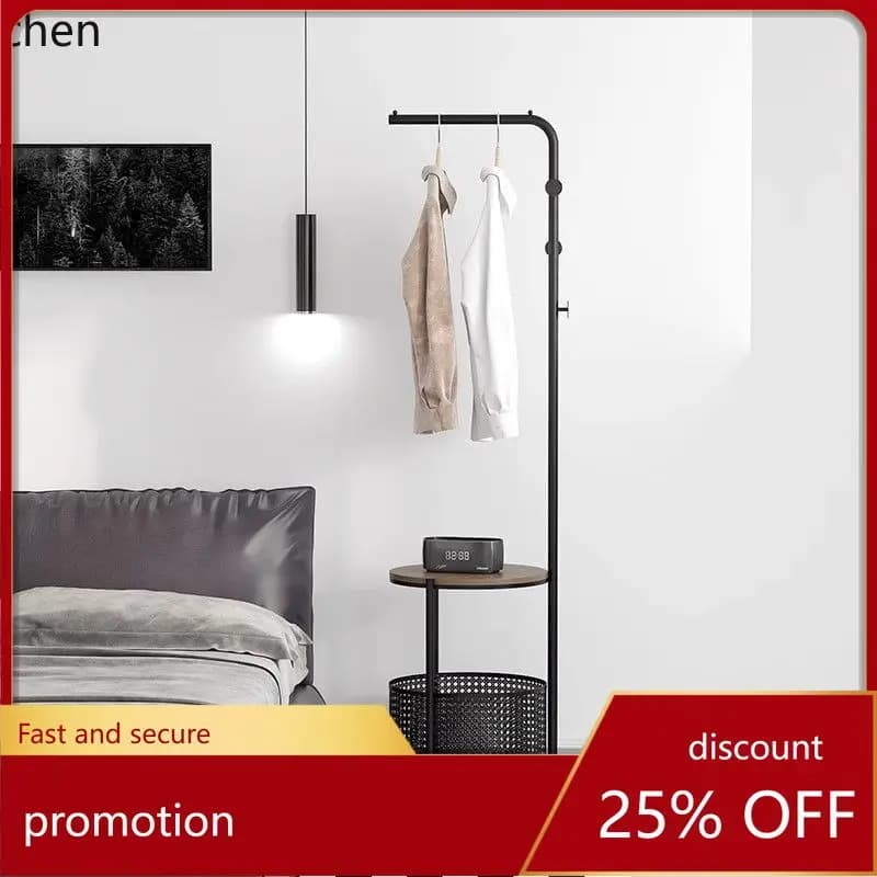 CZ Coat Rack Floor-standing Clothes Rack Bedroom Corner Household Mobile Clothes Hanger