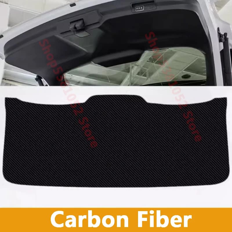 For Ford Explorer 2022 2021 2020 Car Rear Trunk Tailgate Protection Pad Trunk PU Leather Decorative Pad Accessories Cover