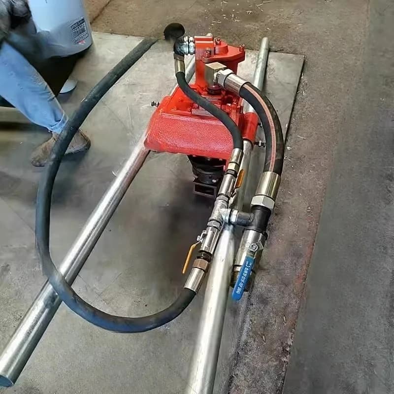 DTH drilling rig photovoltaic 150 caliber rock drilling machine Slope punching pneumatic DTH drilling rig