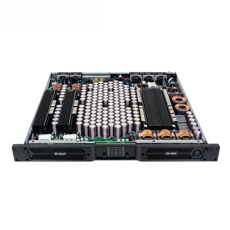 For D2-4200 1u class d amplifier power digital amplifier 2 ohms 8500w 2 channel professional power amplifiers for