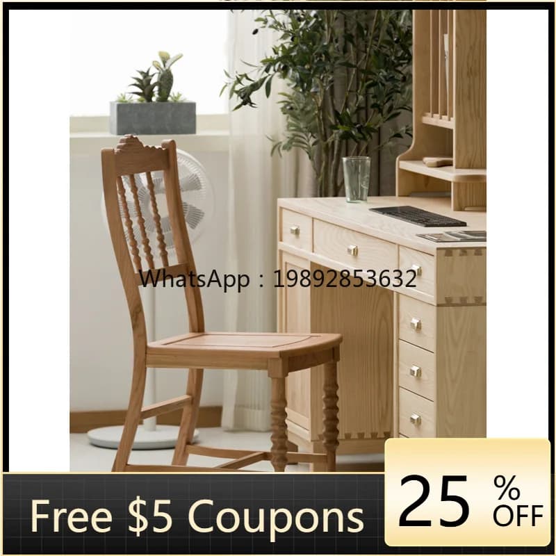 LYY Dining Chair Work Desk Chair Makeup Chair Home Nordic Retro Simple Design