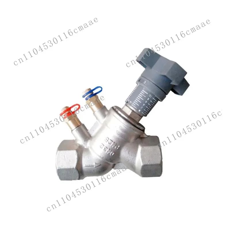 Hot Sale Stainless Steel 304 Thread End Static Balancing Valve for  Chilled Water