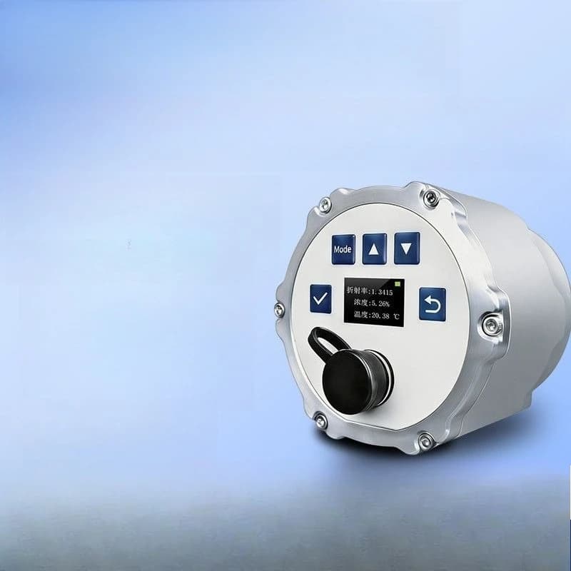 refractometer CRN series high-precision liquid food chemical measurement, flexible installation and convenient calibration