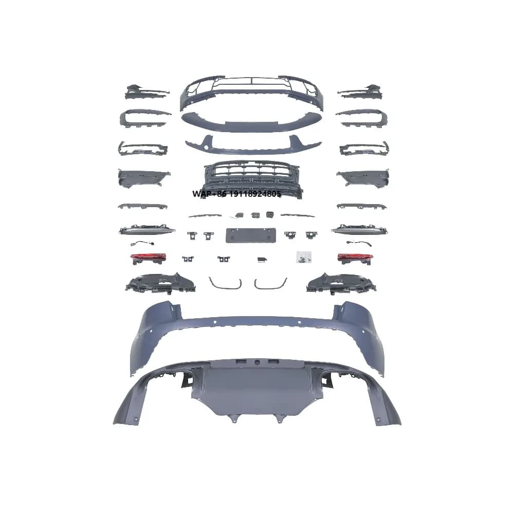 For Macan 2014-2023 95B to 95B.3 OE Style Plastic Front & Rear Bumper Facelift Upgrade Kit-New Auto Parts