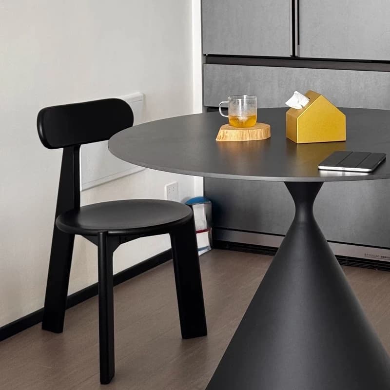Modern Vintage Solid Wood Dining Chairs Minimalist Kitchen Table Seating for Small Spaces Home Furniture Study Computer Chairs