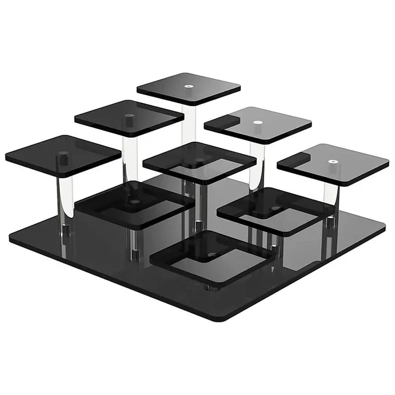 Transparent Acrylic Display Rack for Figurines Plush Toys Blind Boxes Cake And Dessert Storage Shelf Organizer by Bubble Mart
