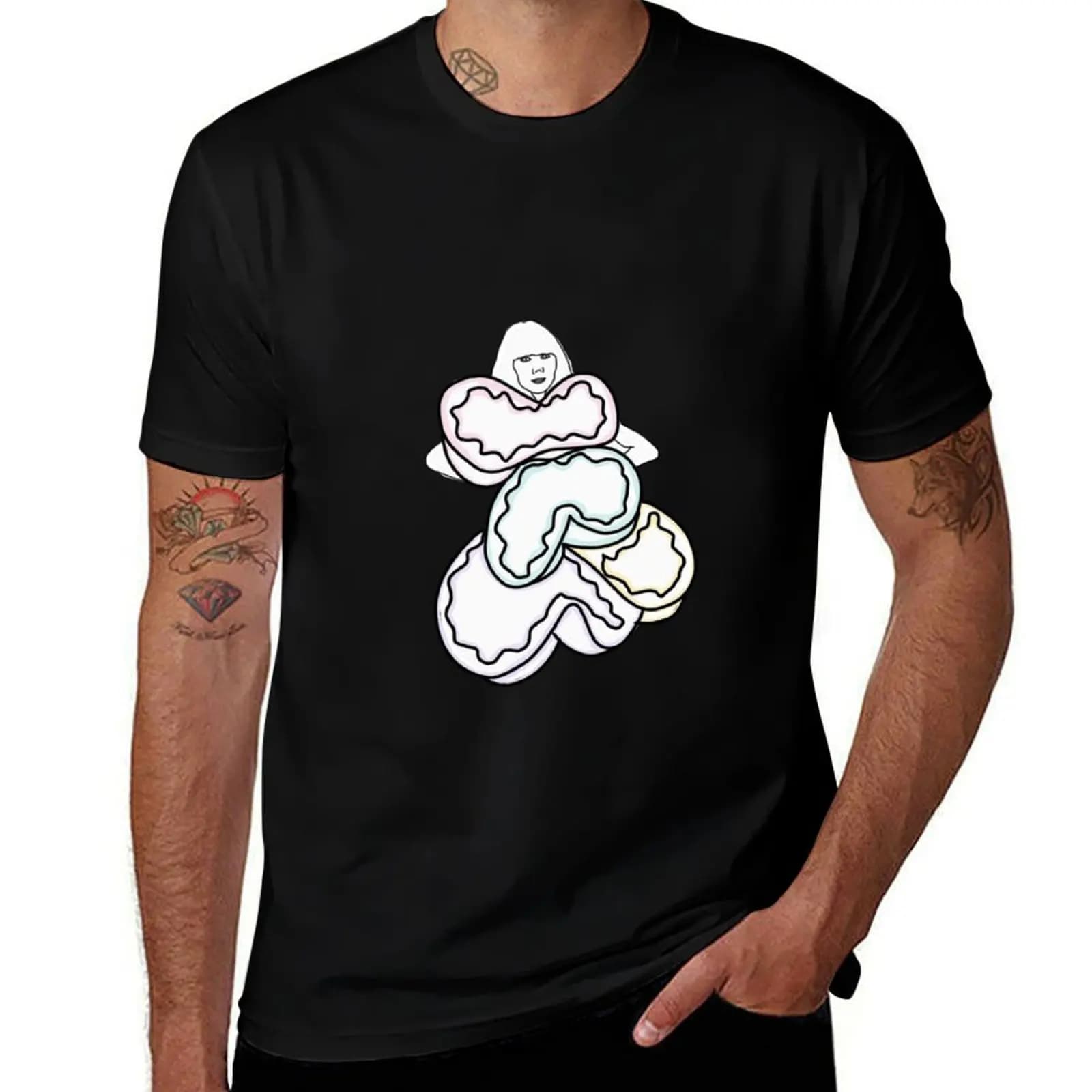 Rei Kawakubo T-Shirt Stylish Graphic Short Sleeve Top T-Shirt