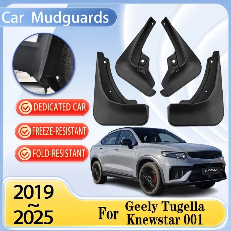 Car Mudguards For Geely Tugella Knewstar 001 2019~2025 Auto Mud Guard Flaps Splas Splash Guard Fenders Car Accessories Mudflaps