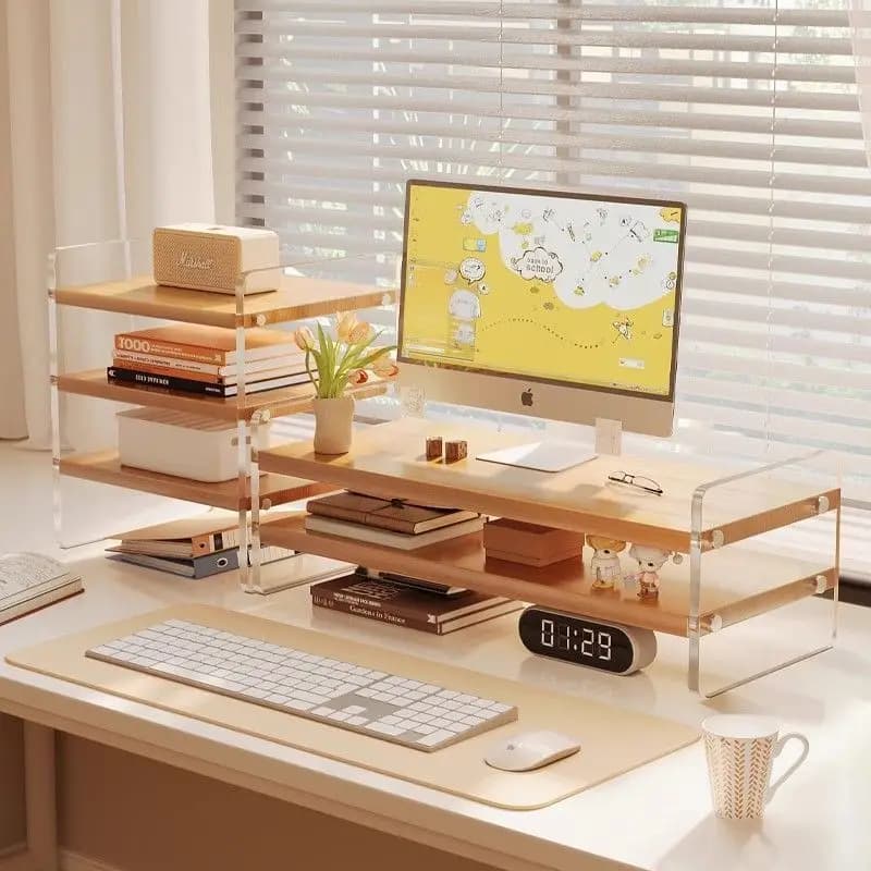 Computer heightening frame, e-sports room, desktop rack, station monitor base, support frame, extended notebook bracket
