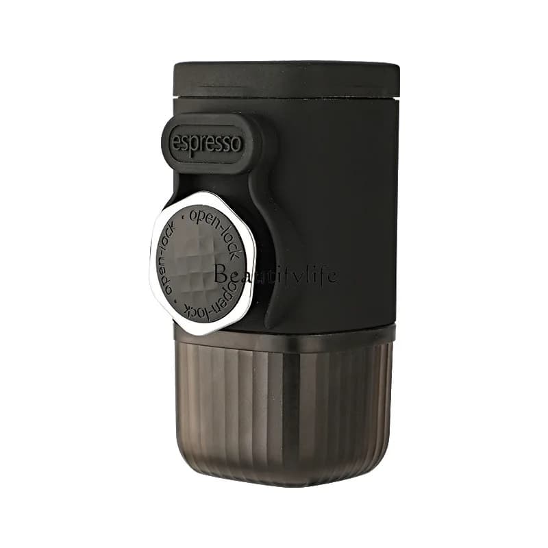 Cross-border portable hand-pressed coffee machine espresso powder home travel outdoor small