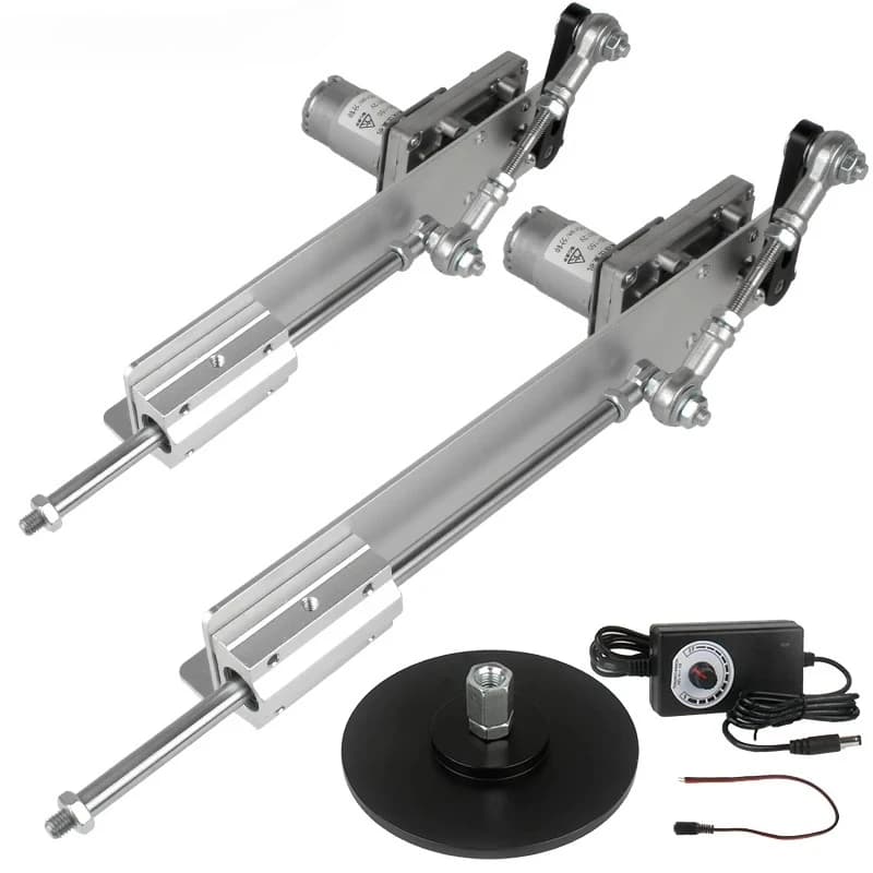Telescopic Linear Actuator With Suction Cup+Speed Controller 2-8CM 3-15CM Stroke DC 12V/24V Reciprocating Cycle Motor 45~200RPM